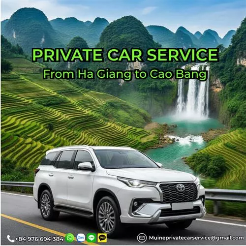 Ha Giang to Cao Bang Private Car 